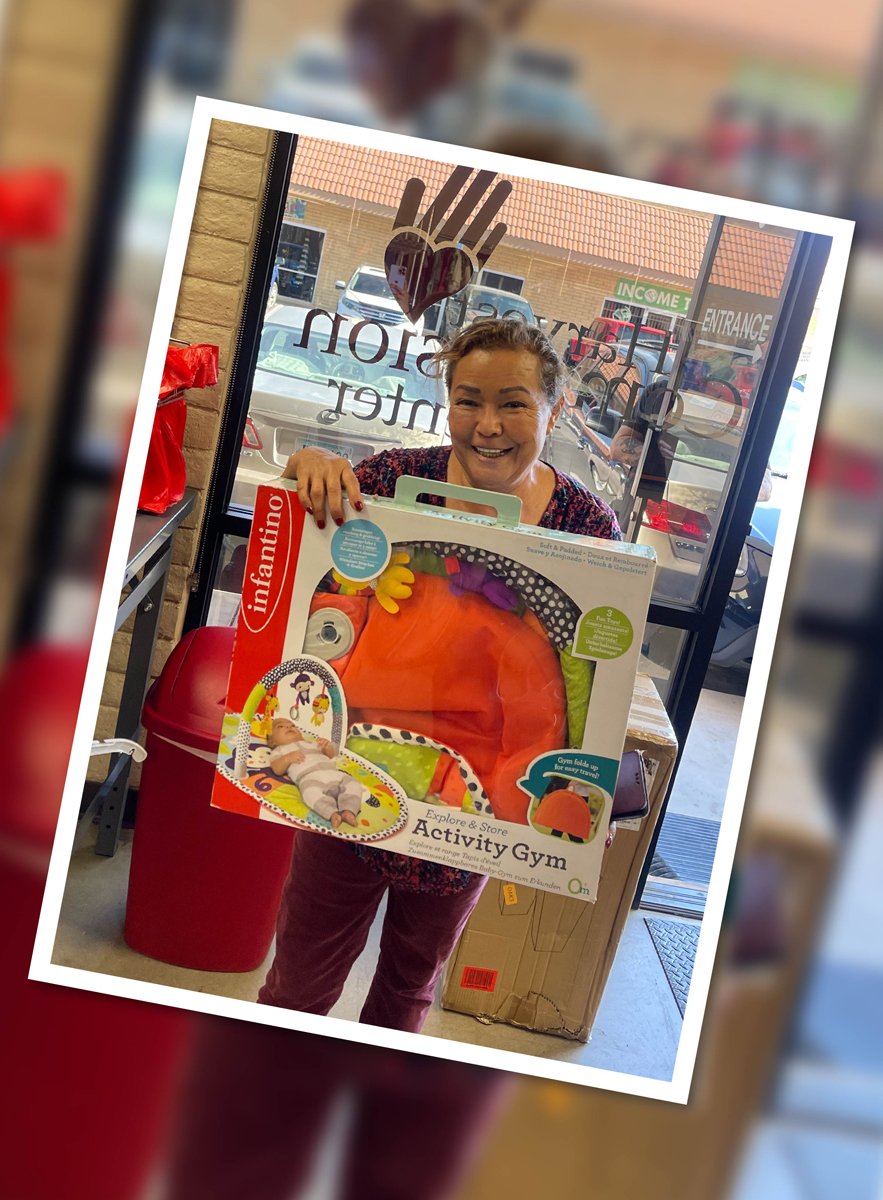 Last month, we met a sweet client, Dolores, and found out that she was going to be a first-time grandmother!